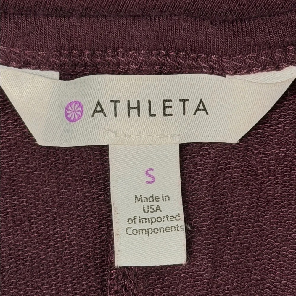 Athleta Long Sleeve Dress with cutout in Dark Plum. EC. Size Small - Picture 2 of 6